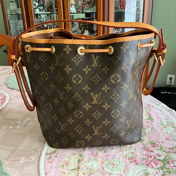 Brown Monogram Drawstring Bag - Picture 2 of 13